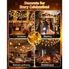 Twinkle Star 100 LED Sternen-Lichterkette Stecker 10m, Warmweiß
