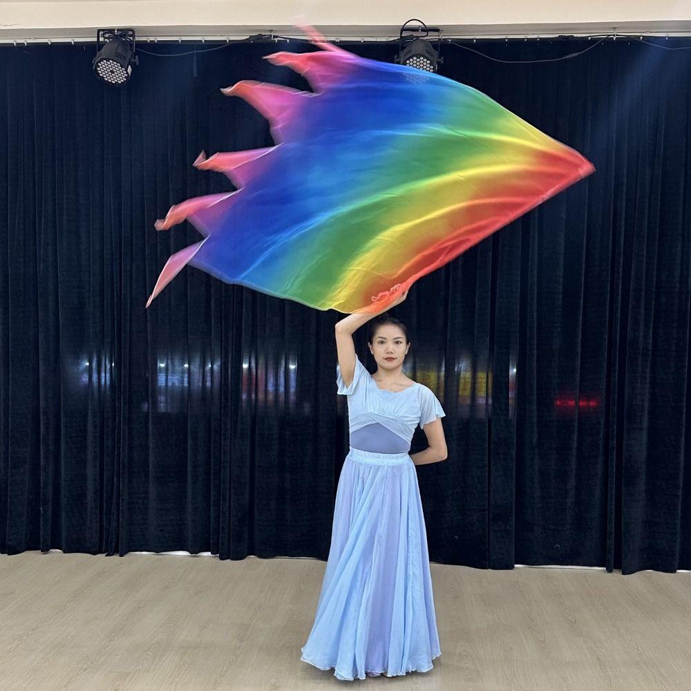 Scalable Rods Belly Dance Accessories Props Colorful Scarves Flag Dance Performance