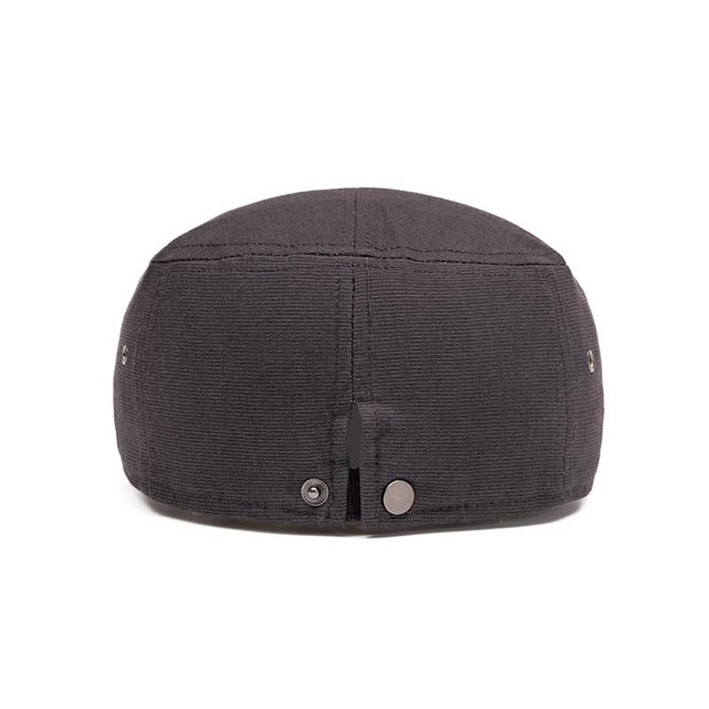 Men's Beret British Retro Summer Breathable Peaked Cap Forward Hat Women's Newspaper Hat