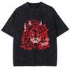 Kanroji Mitsuri Kawaii Graphic T-shirt Anime Demon Slayer Tshirt Men Women Washed T Shirts Harajuku Male Manga Cotton Tops