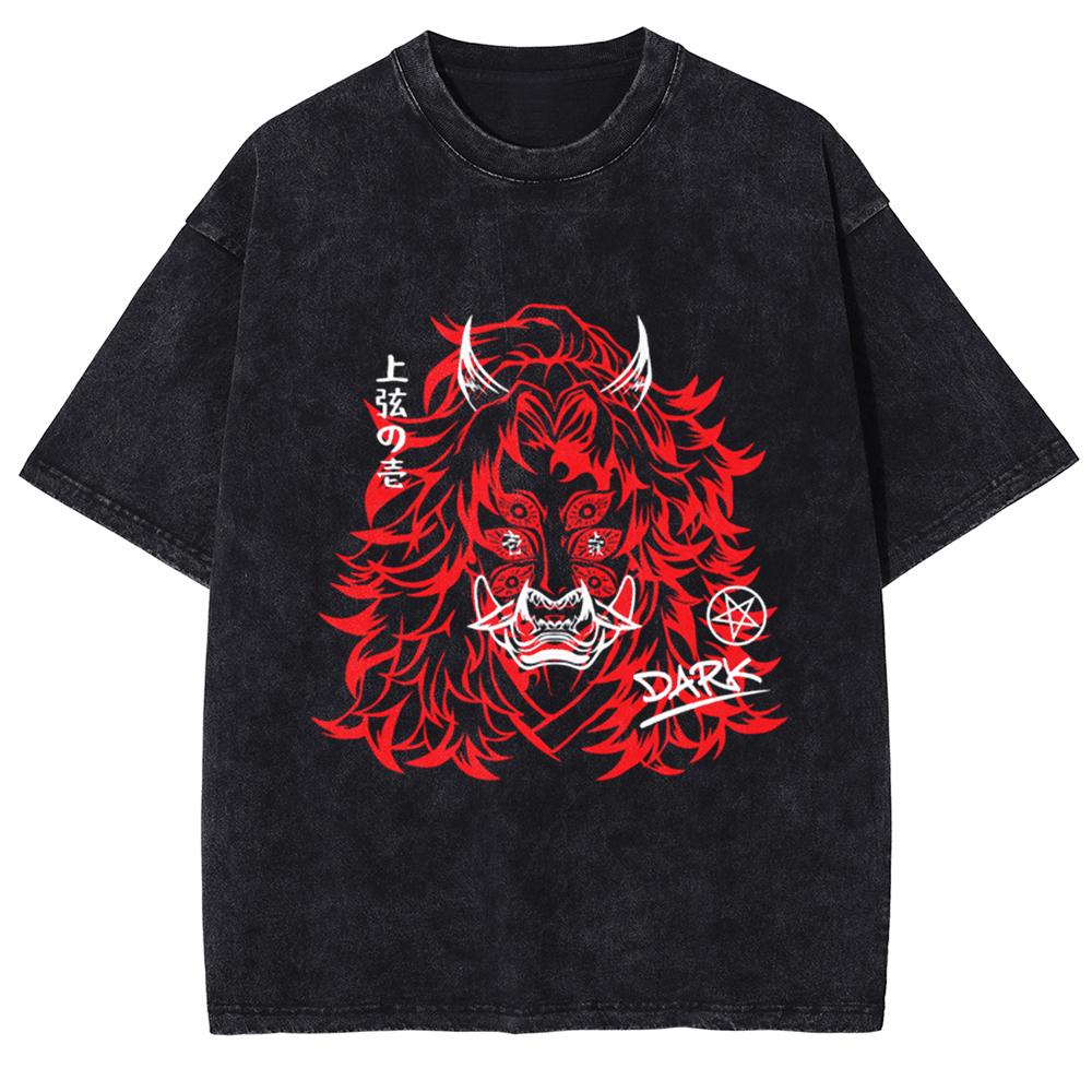 Kanroji Mitsuri Kawaii Graphic T-shirt Anime Demon Slayer Tshirt Men Women Washed T Shirts Harajuku Male Manga Cotton Tops