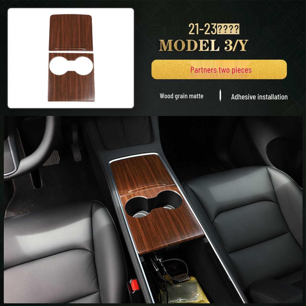 Carbon Fiber Interior for 2021-2023 Tesla Model 3/Y Steering Wheel & Console