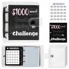 PVC Savings Challenges Book Mini Envelope Savings Challenge Easy To Use Money Saving Binder  Kids