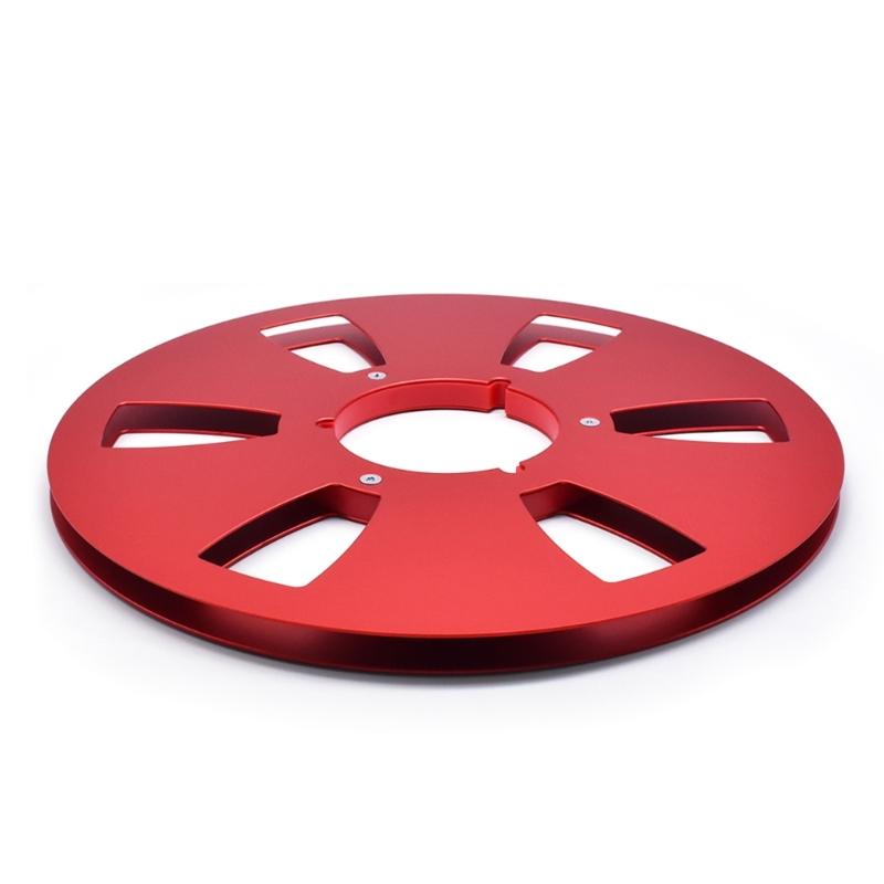 Professional Aluminum Reel 6 Hole Design For 1/4Inch 10.5 Open Tape Recording Disk Accessory
