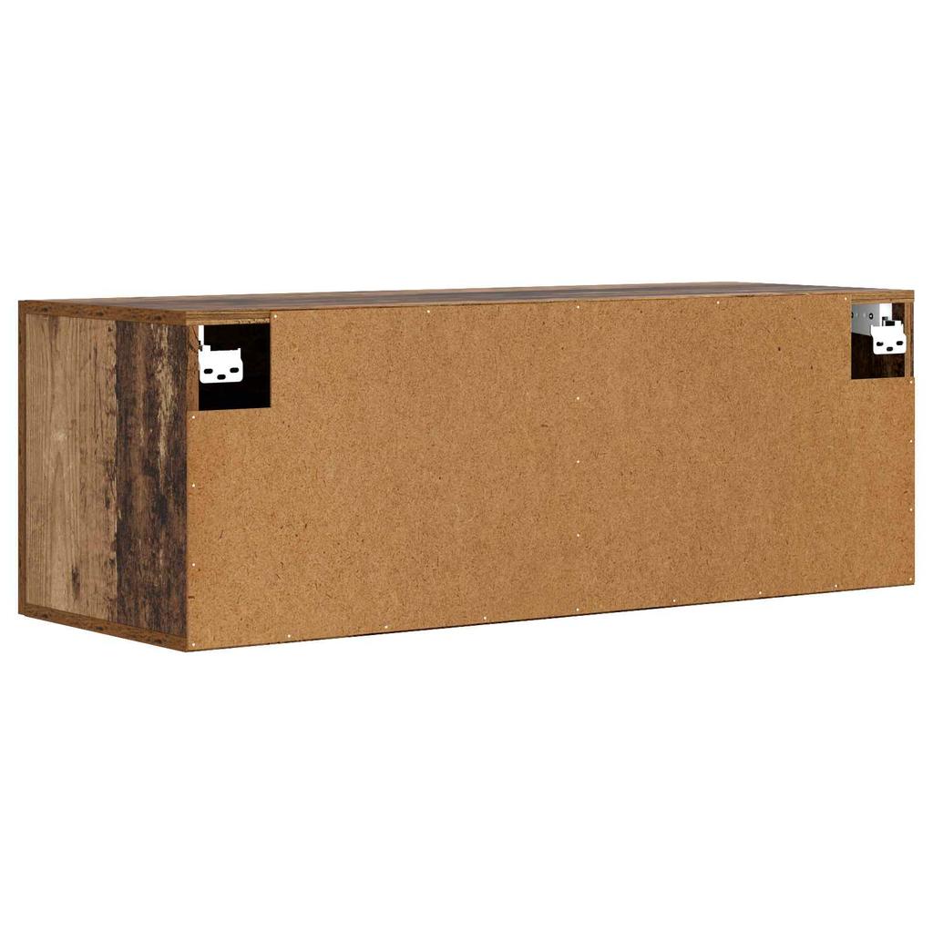 Wall Cabinet Reclaimed Wood 100 x 36.5 x 35 cm Engineered Wood