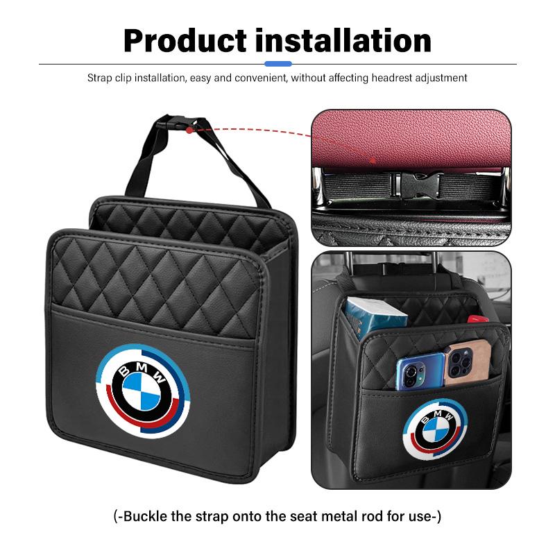 Car Storage Box Phone Pocket Back Seat Organizer Hanging Bag For BMW E36 E39 E87 E60 E46 E53 E90 F10 F20 F25 F30 X3 X5