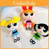 Adorable Powerpuff Girls Plush Toy Soft Cartoon Blossom Bubbles Buttercup Doll
