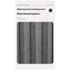 Heavy Duty Magnetic Shower Curtain Linen Blend Anti-Mildew Water Repellent Weighted Hem Bath Partition Curtain Standard Shower