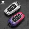 Nouveau Boîtier Coque Porte-Clés de Voiture en Alliage de Zinc Pour Peugeot 308 408 508 2008 3008 4008 5008 Citroen C4 C4L C6 C3-Xr Picasso Ds3 Ds4 Ds5