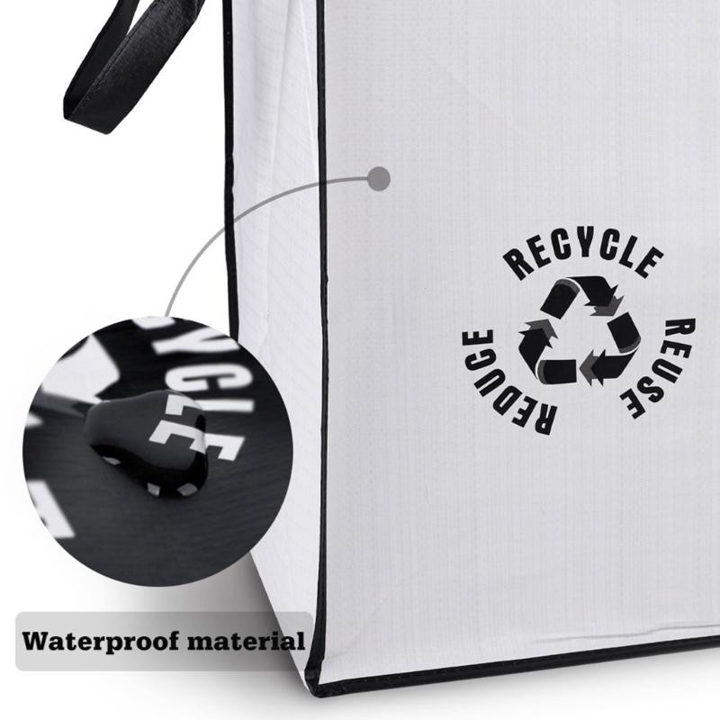 2 stuks/4 stuks Ruimtebesparende Recycle Afvalzak Afvalscheidingsbakken Perfect voor Thuis Duurzaam Afvalbeheer voor Elke Kamer
