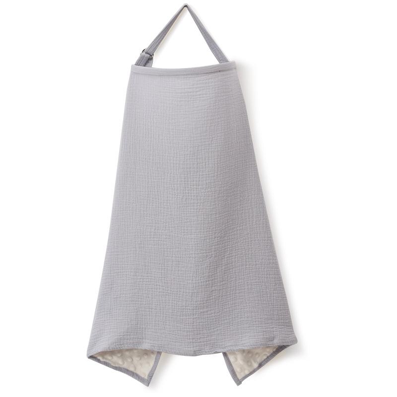 Multifunctional Nursing Cover Nursing Scarf Shawl Poncho for Outside Breathable Cotton Muslin Breastfeeding Cover for Moms