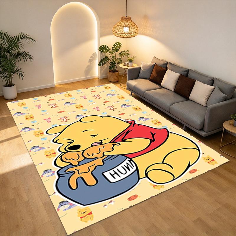 Winnie Pooh Living Room Nonslip Area Rug Soft Carpet For Bedroom Game Playroom Sofa Office Home Decor Doormat Christmas Gift C926556