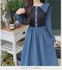Women's Contrast Color Long Skirt: 2024 Spring/Autumn Fashionable, Comfortable, Mature Style Dress