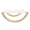 Wooden Cat Hammock Foldable Antislip Easy To Assemble Elevated Pet Hammock Bed Furniture for Indoor