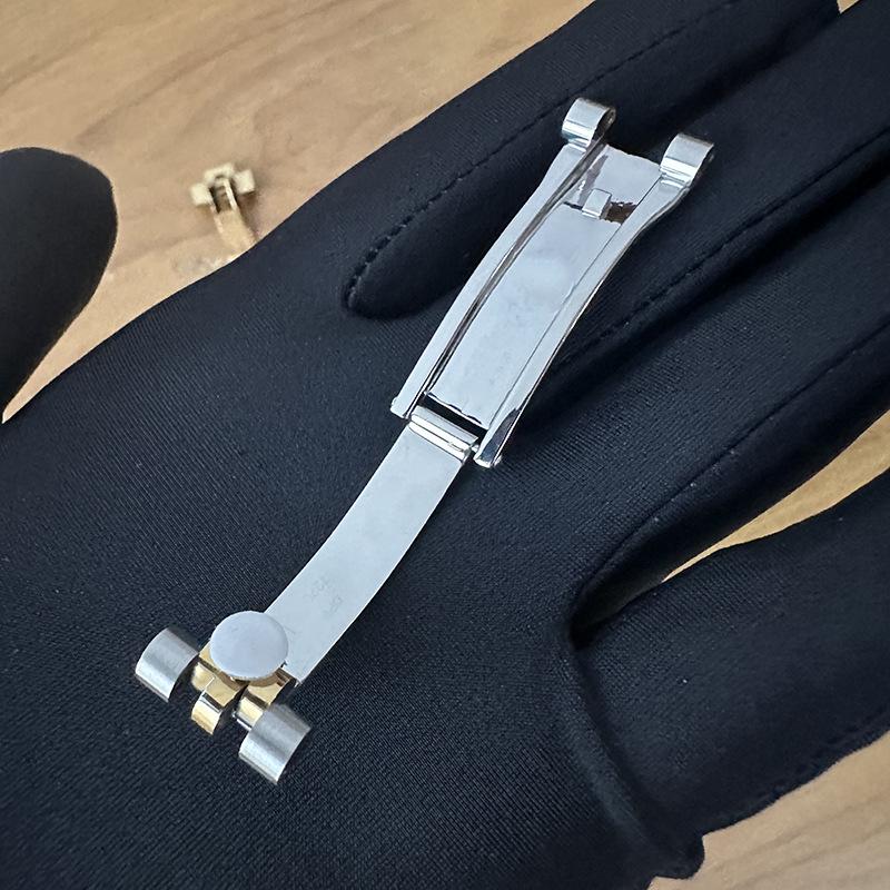 Vervangende Rolex Oyster Perpetual Armband Sluiting voor Heren- & Dameshorloges - Roestvrij Staal Vouwsluiting, 16mm.