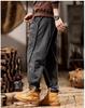 Men's American Retro Wide-Leg Overalls: Spring & Autumn Trendy Button-Down Casual Pants