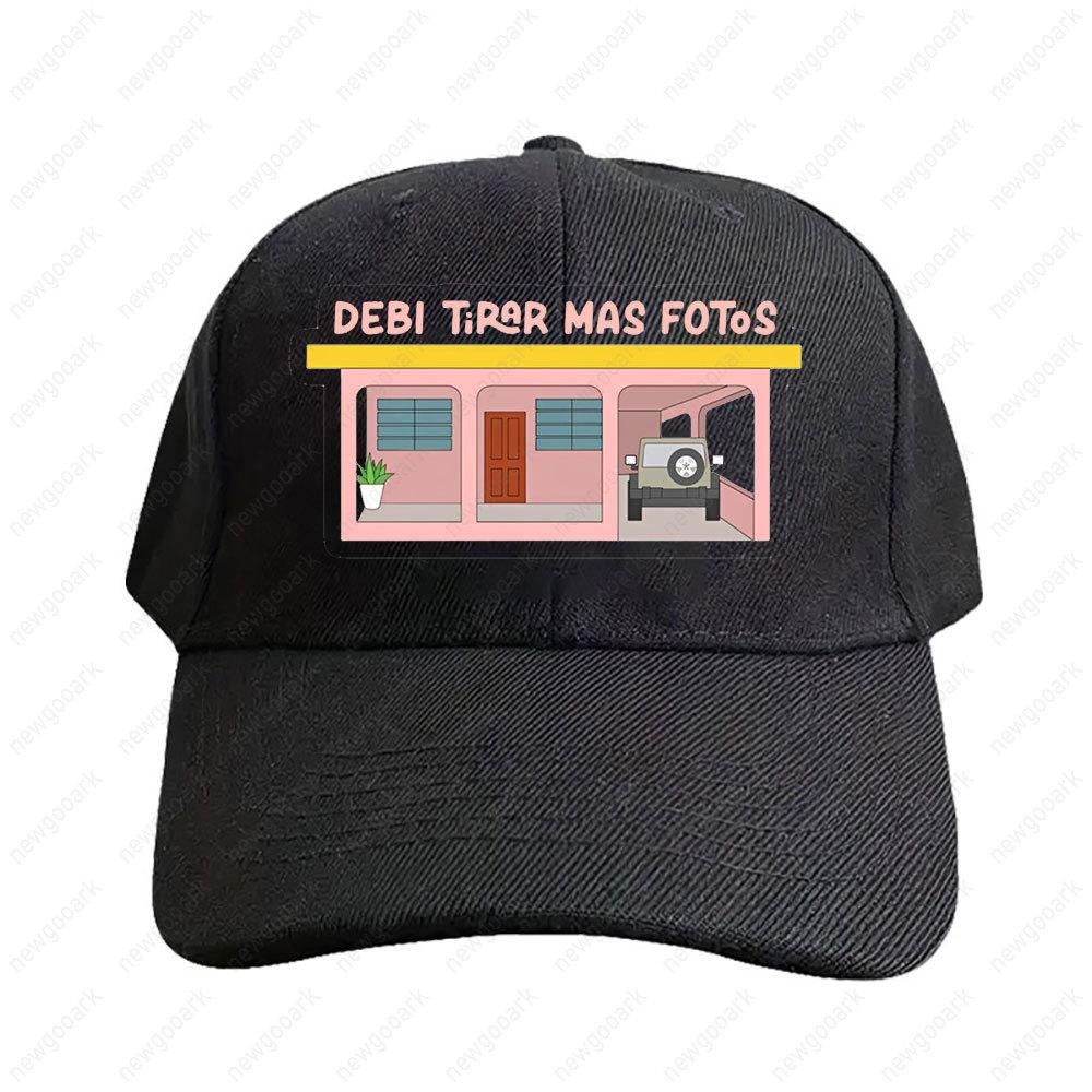 Debi Tirar Mas Fotos Pink House Aesthetic Cap Summer Women Unisex Adult Fashion Casual Adjustable Printed Baseball Caps Trucker Cap