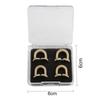 Dental Dam Clips Set 4pcs High Quality Resin Barrier Clamps Rubber Section For Teeth Treatment Room