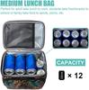 Large Capacity Floral Portable Lunch Bag for Women Men Food Thermal Bag Beach Cooler Picnic Pouch Insulated Tote Travel HandBags