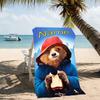Customizable personalized beach towels Paddington Bear themed designs.Suitable for the beach, yoga, sports;ideal as beach accessories