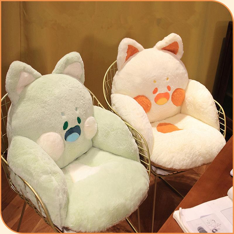 Cat Pillow Animal Seat Cushion Stuffed Plush Sofa Indoor Floor Home Chair Decor Winter Children Girls Birthday Gift