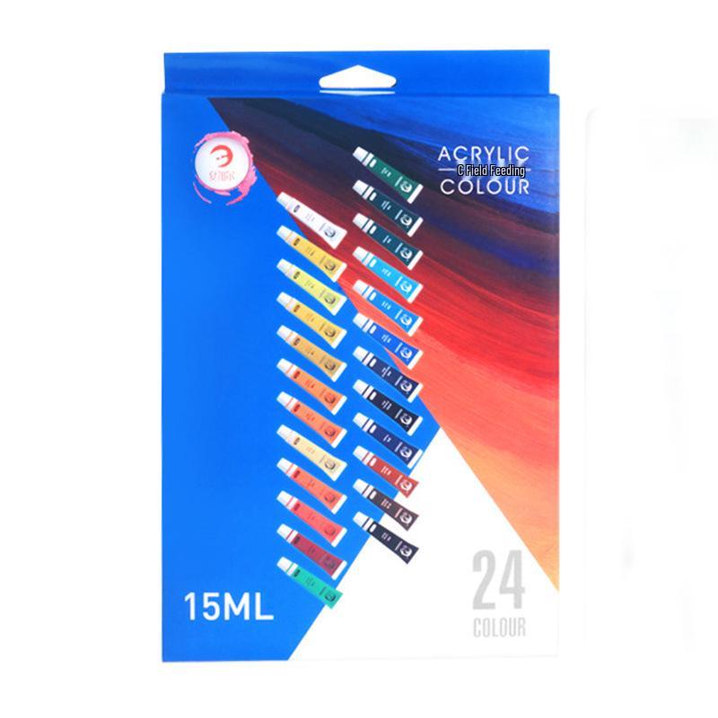 Acrylic Paint Set: 12/24 Colors for Beginner Graffiti, Wall & Body Painting, DIY Hand-Painted Projects