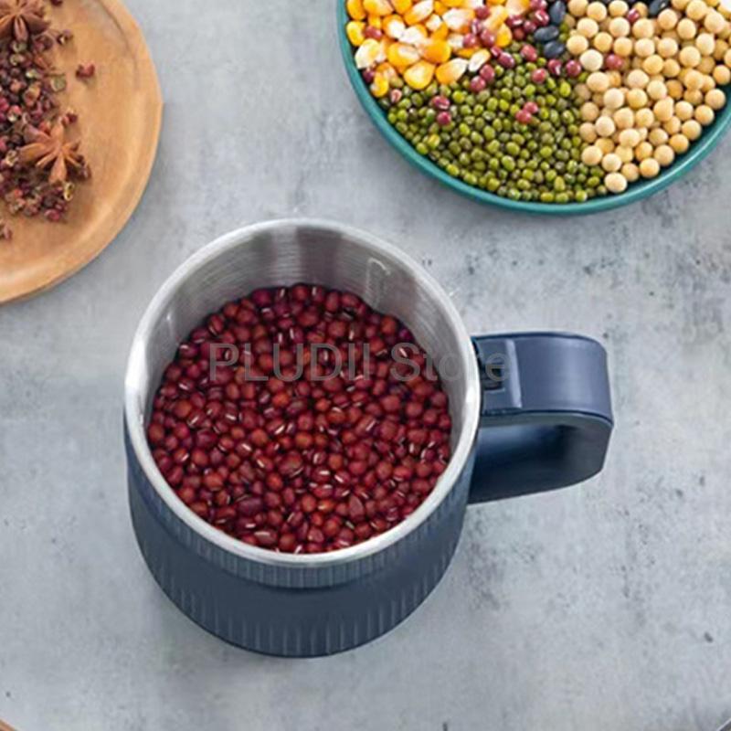300W Mini Portable Electric Grinder Small Household Grinder Mini Size Home Appliance For Kitchen Coffee Beans Nuts Powder Maker