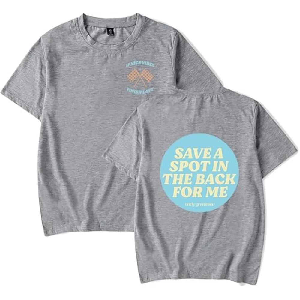 Andy Grammer Save A Spot Tshirt Summer Funny Logo Short Sleeve Unisex Fashion Casual Wear S