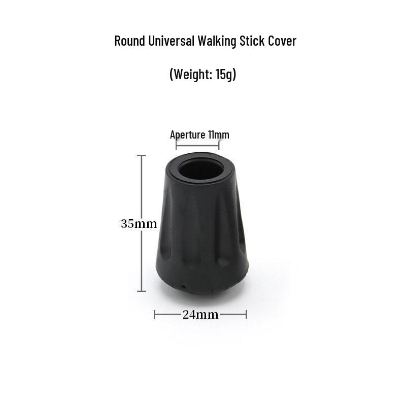 Trekking Pole Handle with Straight, Curved, or Cane Head - 20/18 Aperture Accessories