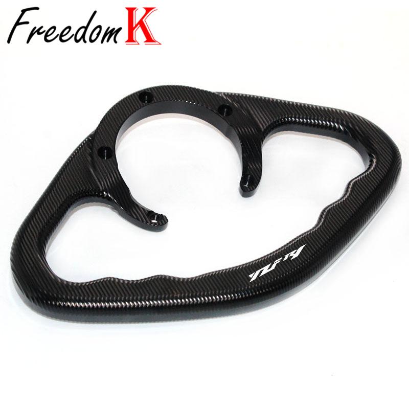 For Yamaha YZF R1 1998-2014 2013 Motorcycle Accessories CNC Passenger Handgrips Hand Grip Tank Grab Bar Handles