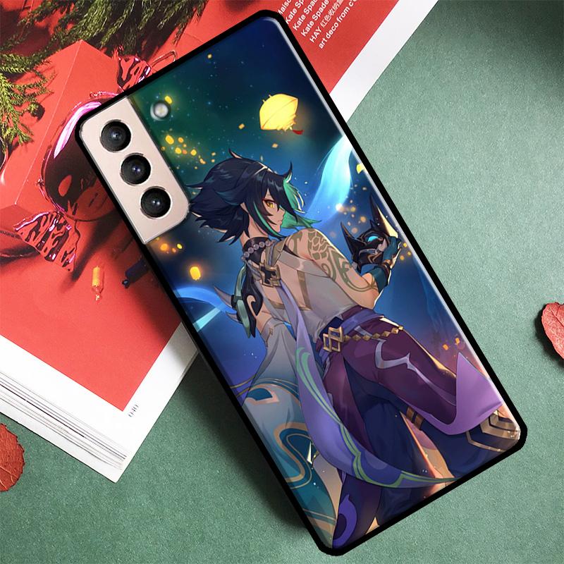 Xiao Genshin Impact Phone Case For Samsung Galaxy S25 Ultra S9 S10 S20 S21 S22 S23 Ultra Plus S24 FE Back Cover