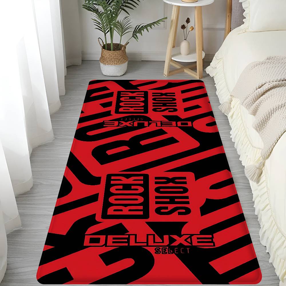 R-Rock-Shox Mountain Bike Floor Mat Retro Multiple Choice Living Room Kitchen Rug Non-Slip Modern Home Decor