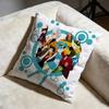 Stylish MMy Life as a Teenage Robotful Cushion Cover Soft Decorative Pillow Case Suitable for Bedroom Sofa Car Travel Use