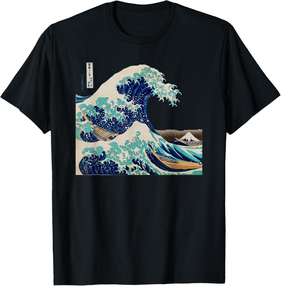 The Great Wave Of Kanagawa Hokusai Great Wave Off Kanagawa TShirt Unisex T-Shirt L