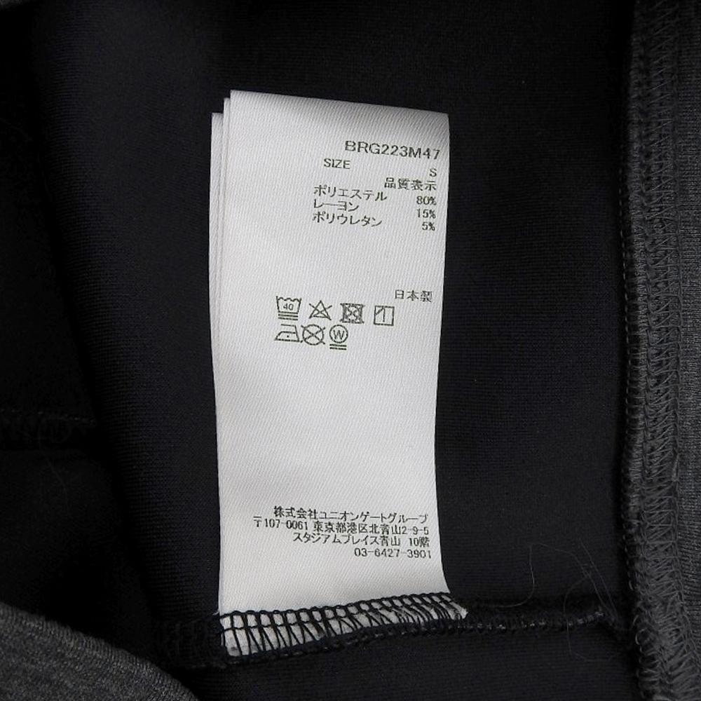 BRIEFING Excellent condition BRIEFING GOLF WARM 3D LOGO HALF ZIP TOP Men's Gray Size S tops S grayUsed