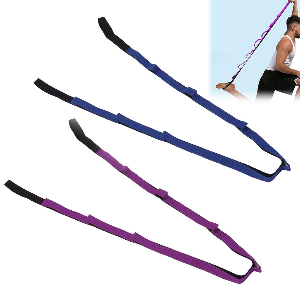 Cureaua de întindere Flexibilitate Întindere Echipament de exerciții pentru terapie fizică Curea de yoga cu buclă multiplă