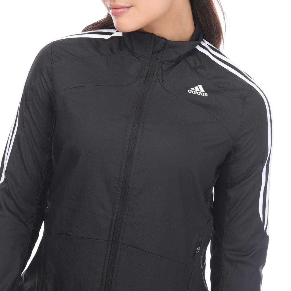 Adidas Womens/Ladies Marathon 3 Stripes Running Jacket