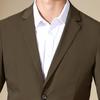[Sleek and stylish, easy to maintain] Simple solid color suit for men's business and leisure, single west, not easily wrinkled suit jacket
