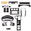 For Toyota FJ Cruiser 2007- LHD ABS Carbon Fiber Automotive Parts Control Shift Panel Decorative Strip Cover Accessories