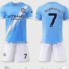 Man City 25/26 Home Shirt #9 Haaland | Hemelsblauwe Band Kit | Kevin De Bruyne Optie