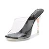 stiletto women's shoes summer crystal heel fluorescent high heels