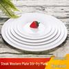 Melamine Imitation Porcelain Round Serving Plate
