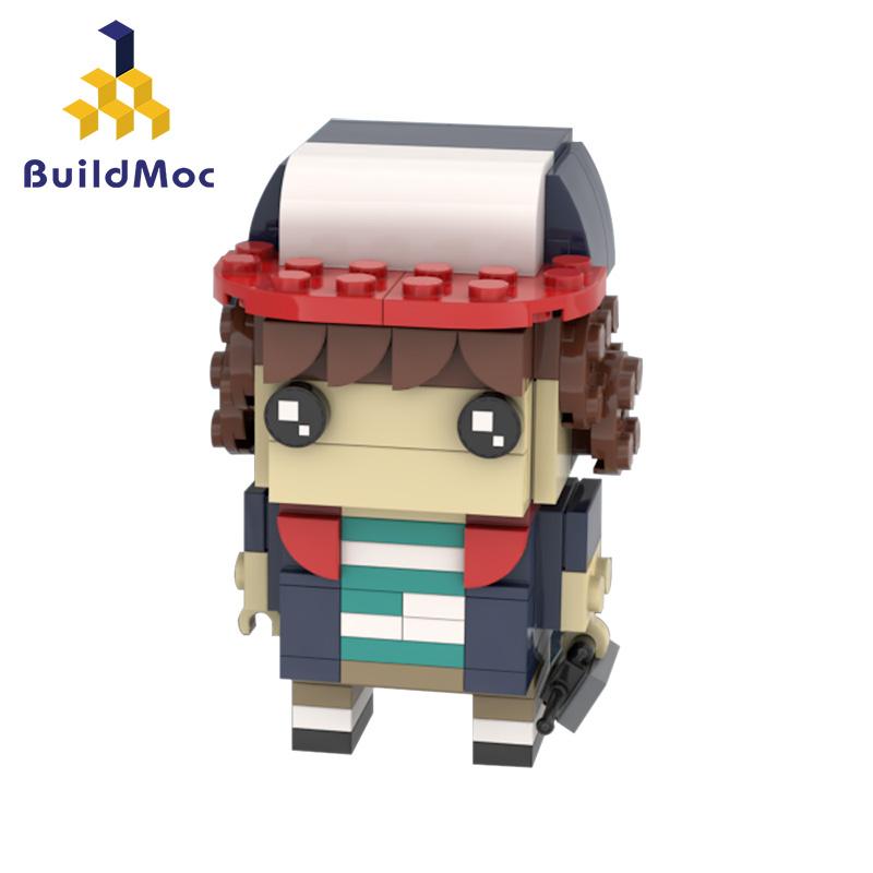 Mini Building Blocks Kit Cartoon Figures Characters Stranger Bricksheadz Collection Bricks Model Assemble Kids Toy Gifts