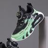 Youth Style Shoes Boys Lightweight Breathable Running Shoes Kids Outdoor Indoor Use Slip-On Style With Rotating Buckle Non-Slip Sole