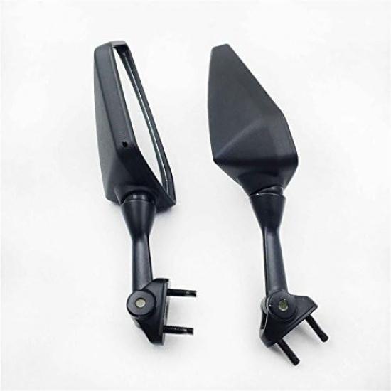 Motorcycle Black Left and Right Rearview Side Mirror For KAWASAKI NINJA 250R EX250 2008-2013