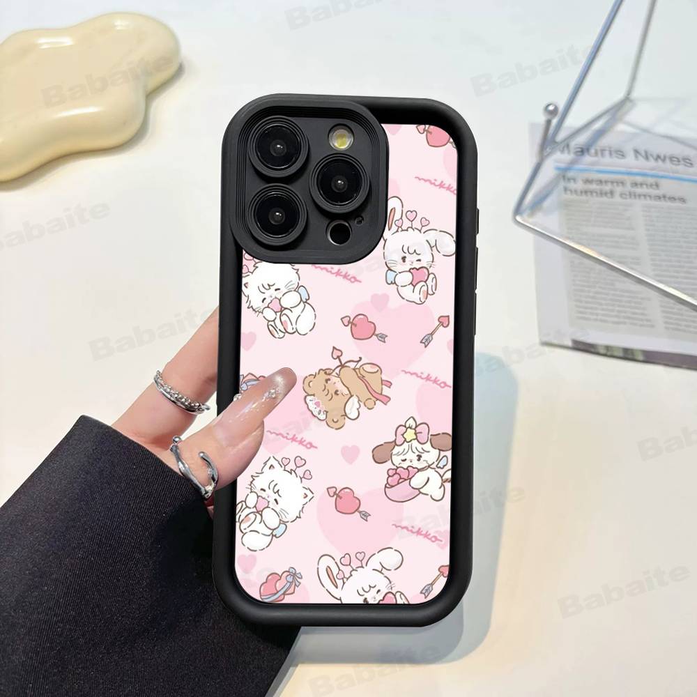 

Popular Artist M-Mikko For IPhone 17 Pro Max 16 15 14 13 12 11 Plus Black Soft Phone Cover iPhone 15 plus