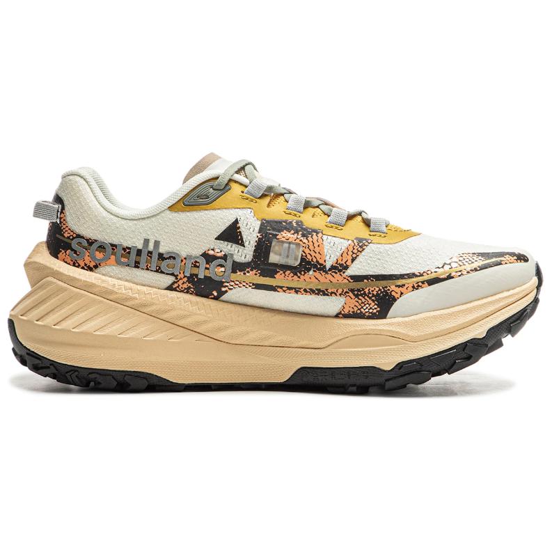 Soulland X Li Ning Lu Ban Technology Silk Wear Resistant Rebound Stability Support Shock Absorption Non Slip Low Top Running Shoes ARNU004-24