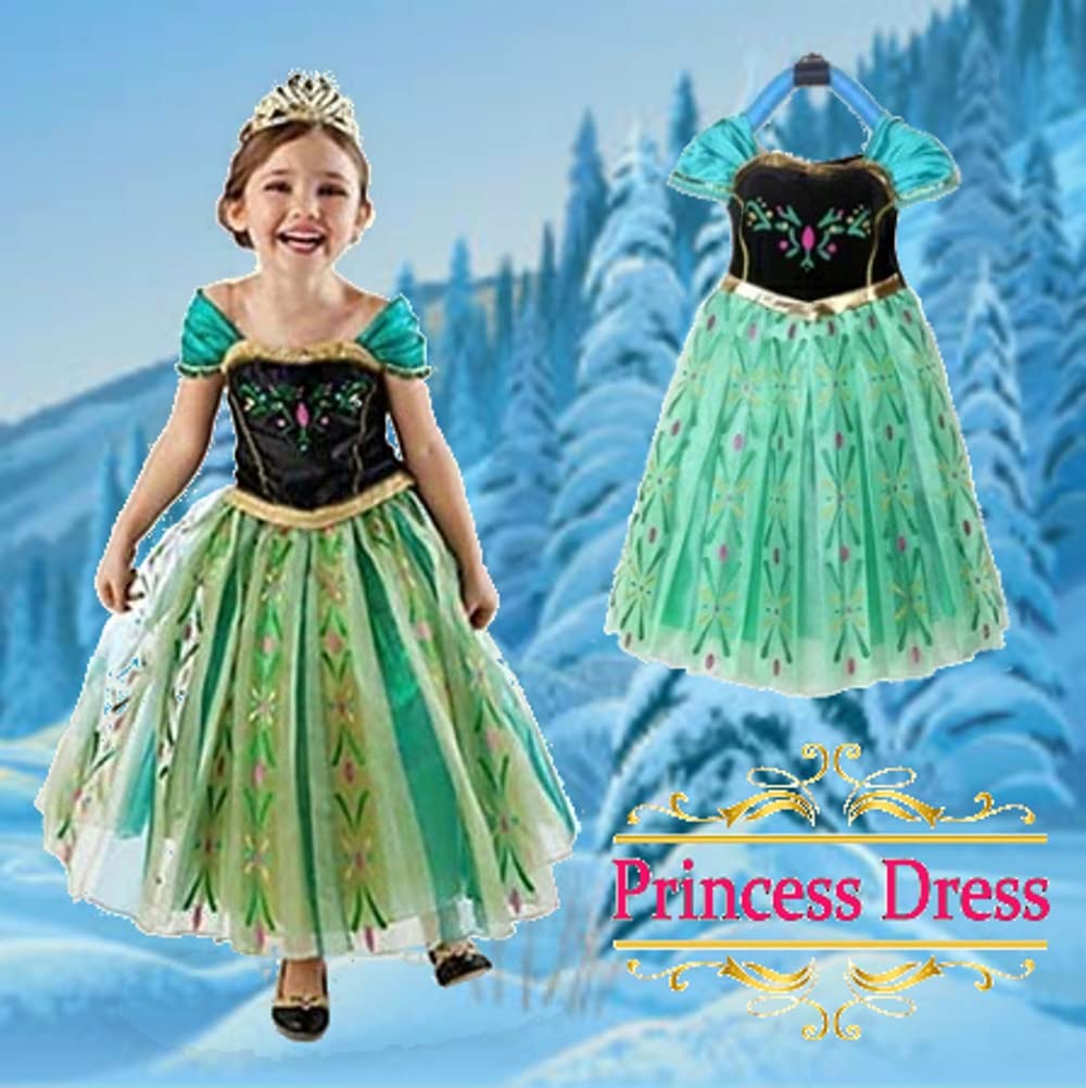 Princess Dress for Cosplay Cute Heart Tiara and Bracelet for Halloween 120cm NT372A [CREDIBLE] Kids, Costume, 3-Piece Set, Recitals, Birthdays,