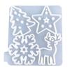 2er-Pack Silikonformen für Weihnachtsornamente, Formen für festliche Dekorationen, für Bastelbegeisterte, Zubehör zur Schmuckherstellung
