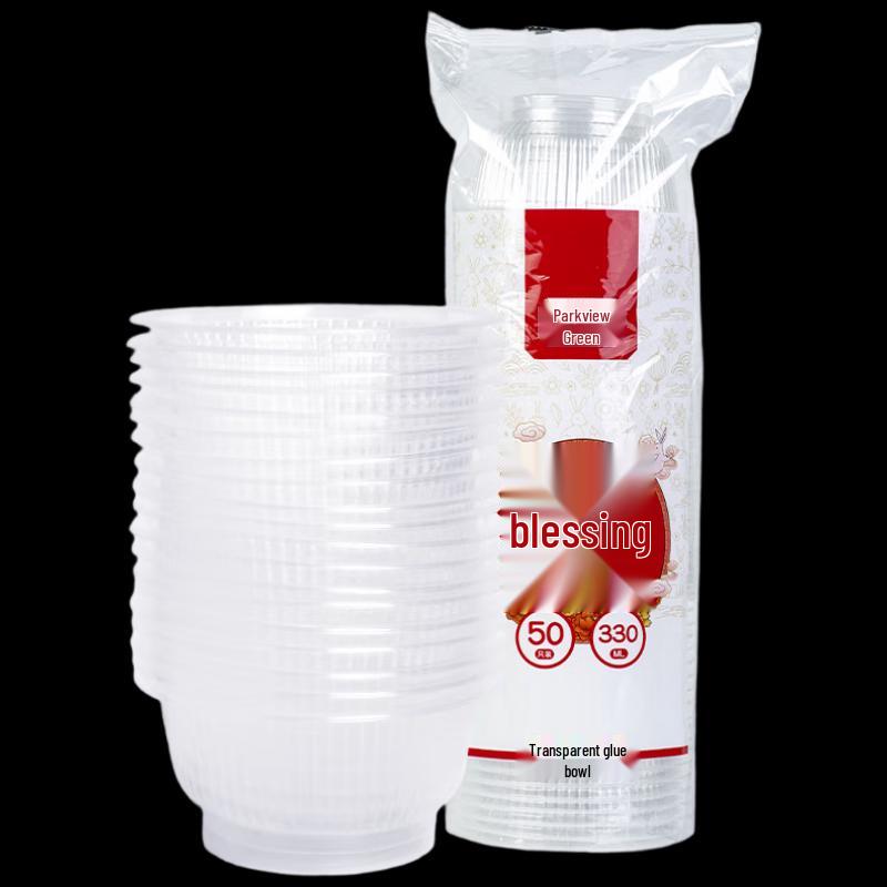 

Disposable Plastic Bowls - 330ml (50-Count)